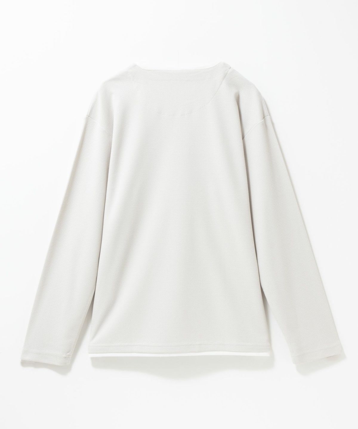 NAVY 時短フェイクレイヤードワッフルキーネックTシャツ メンズ