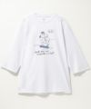 T-GRAPHICS ラインアート7分袖Tシャツ メンズ