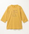 T-GRAPHICS ラインアート7分袖Tシャツ メンズ