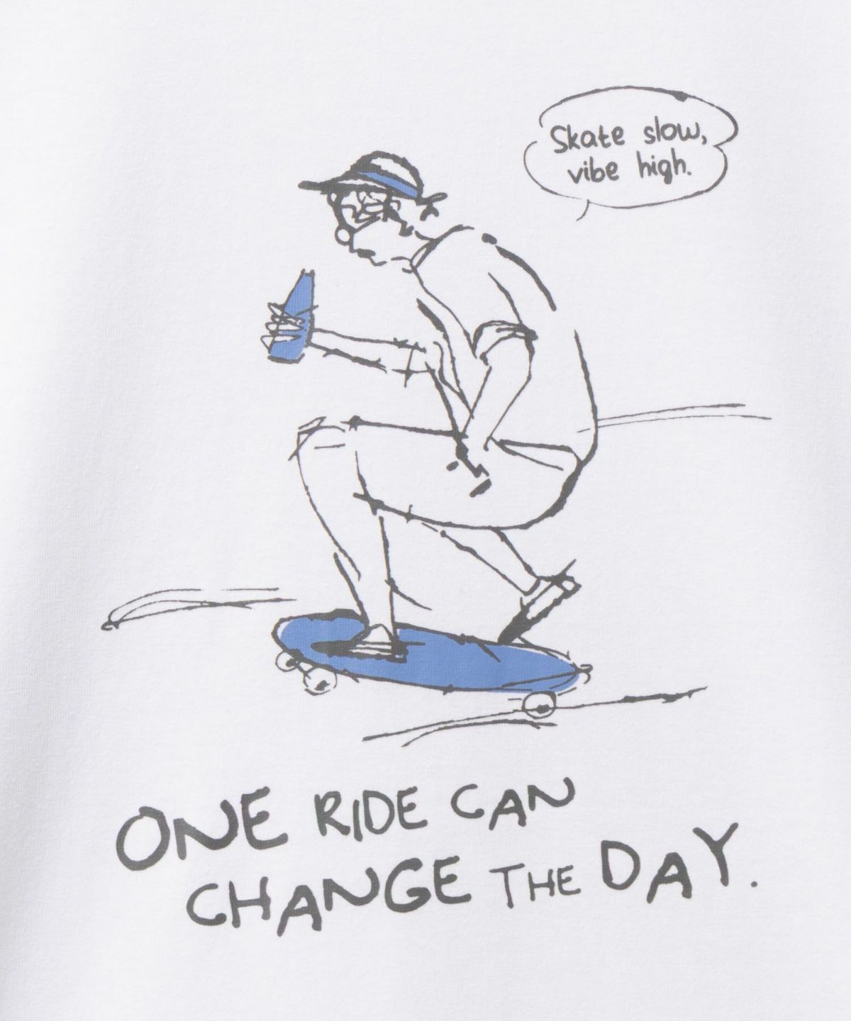 T-GRAPHICS ラインアート7分袖Tシャツ メンズ