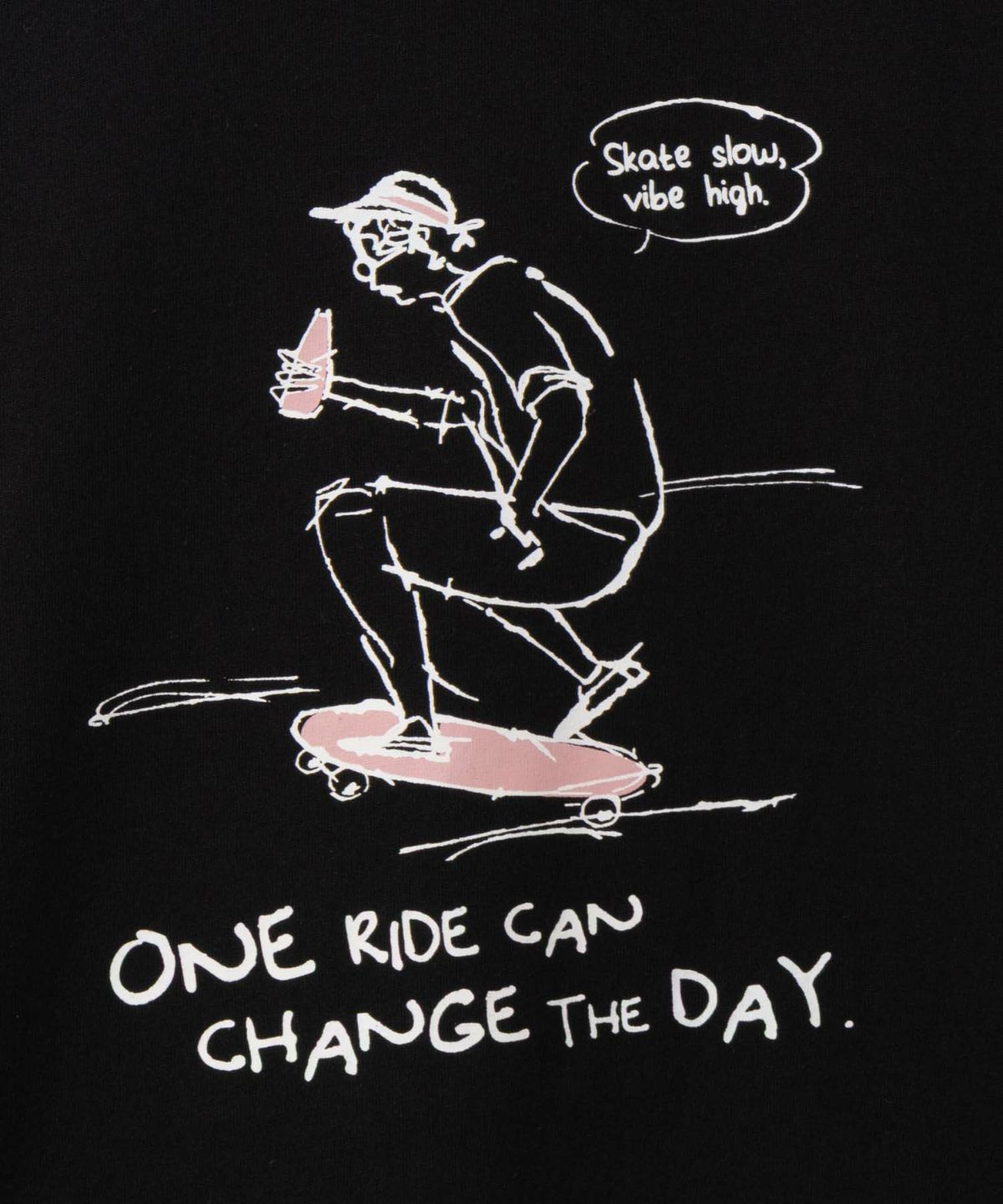 T-GRAPHICS ラインアート7分袖Tシャツ メンズ