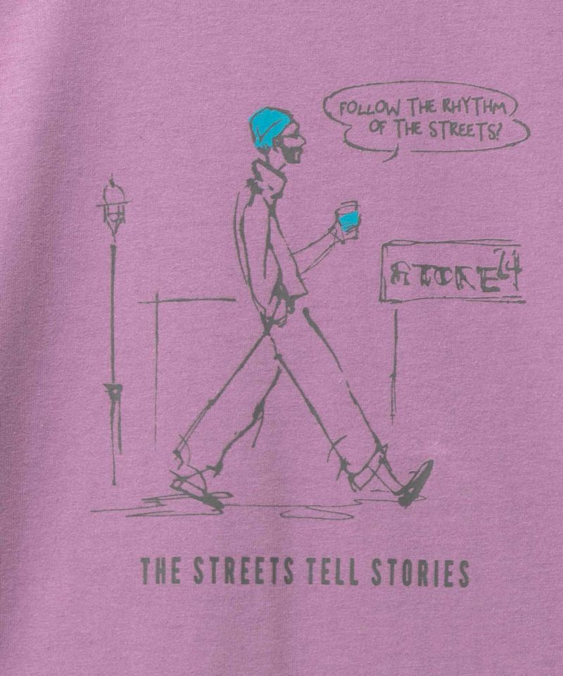 T-GRAPHICS ラインアート7分袖Tシャツ メンズ商品画像-15