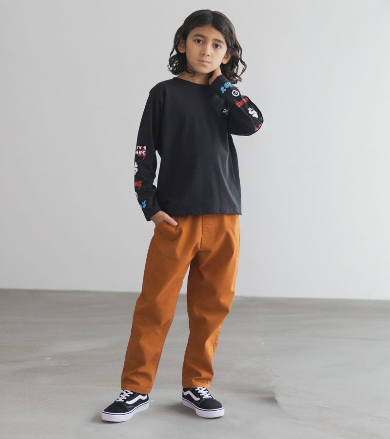 NAVY  のびるモン ストレッチツイルベグトップパンツ キッズ商品画像-15