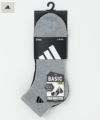 adidas スニーカーソックス ドライ 3足組 メンズ