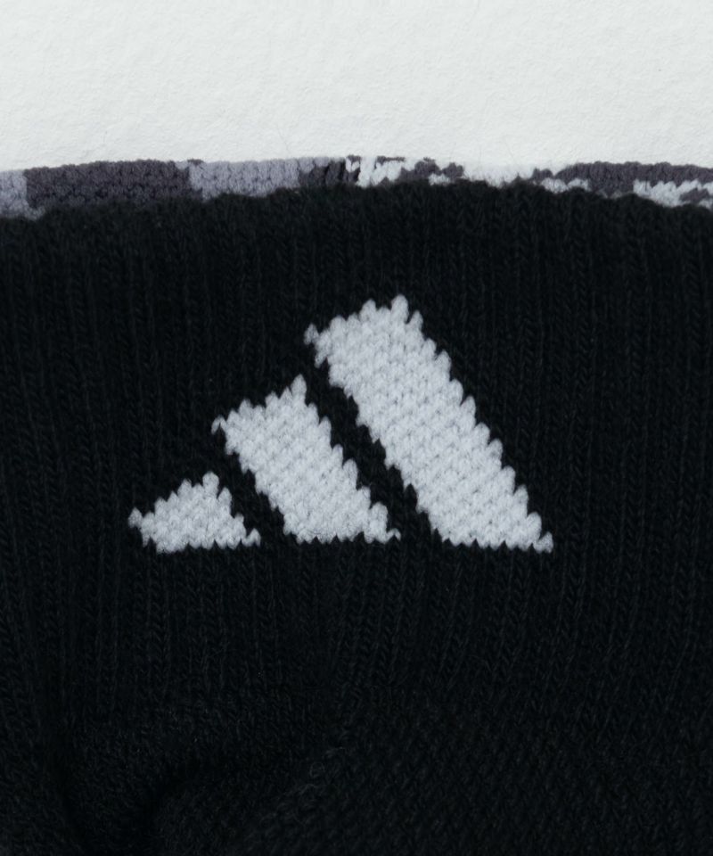 adidas  クォーターソックス かかと迷彩柄 3足組 キッズ商品画像-5
