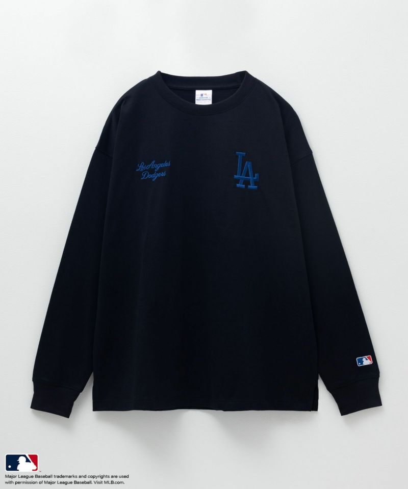 MLB  ロゴ刺繍ロングスリーブTシャツ メンズ商品画像-1