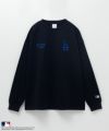 MLB ロゴ刺繍ロングスリーブTシャツ メンズ