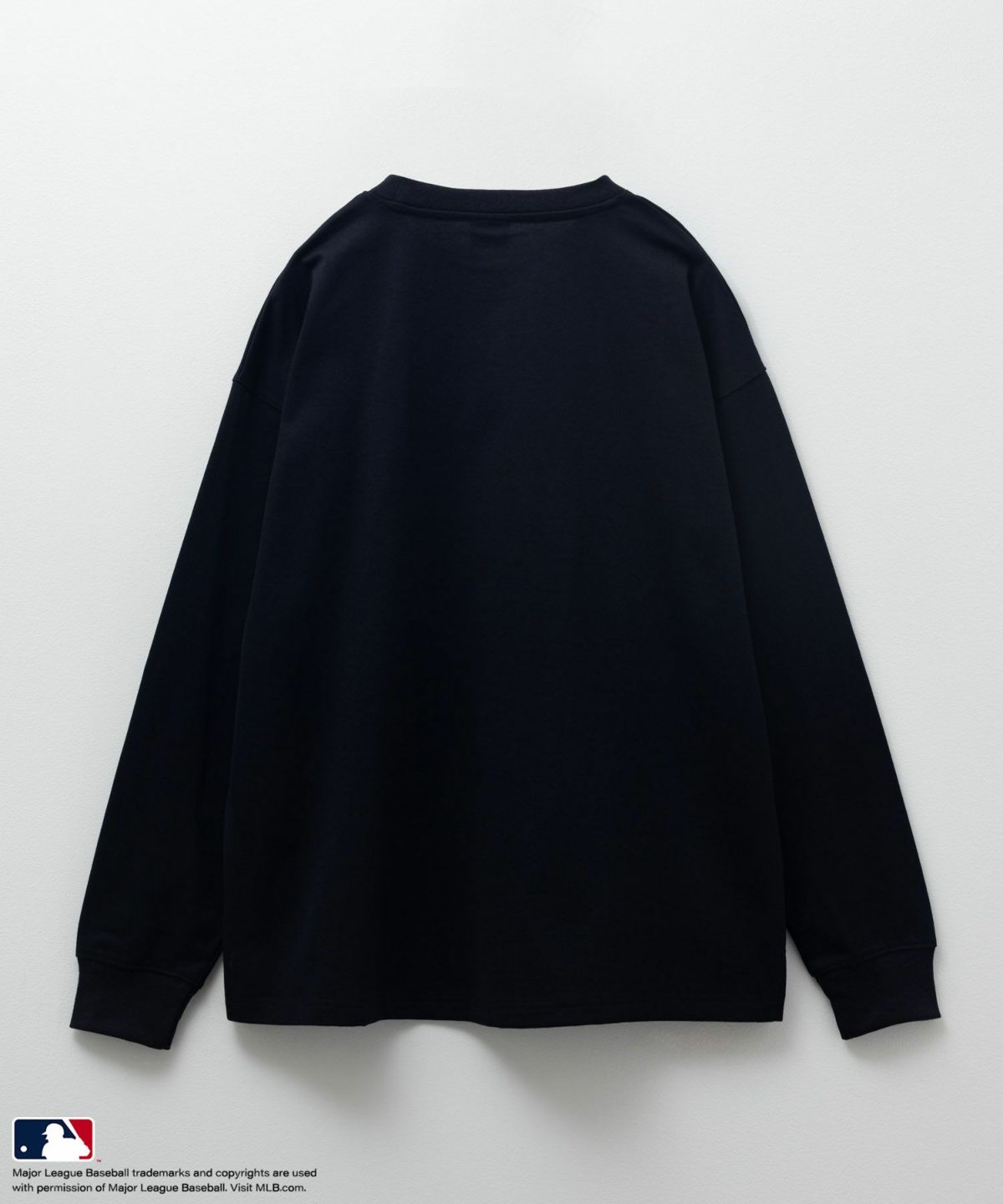 MLB ロゴ刺繍ロングスリーブTシャツ メンズ