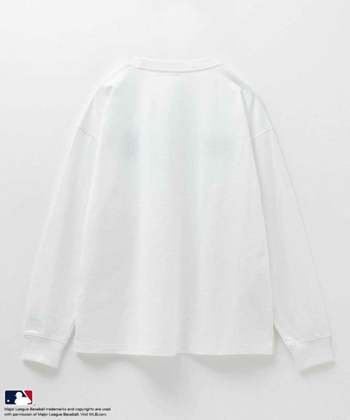 MLB ロゴ刺繍ロングスリーブTシャツ メンズ