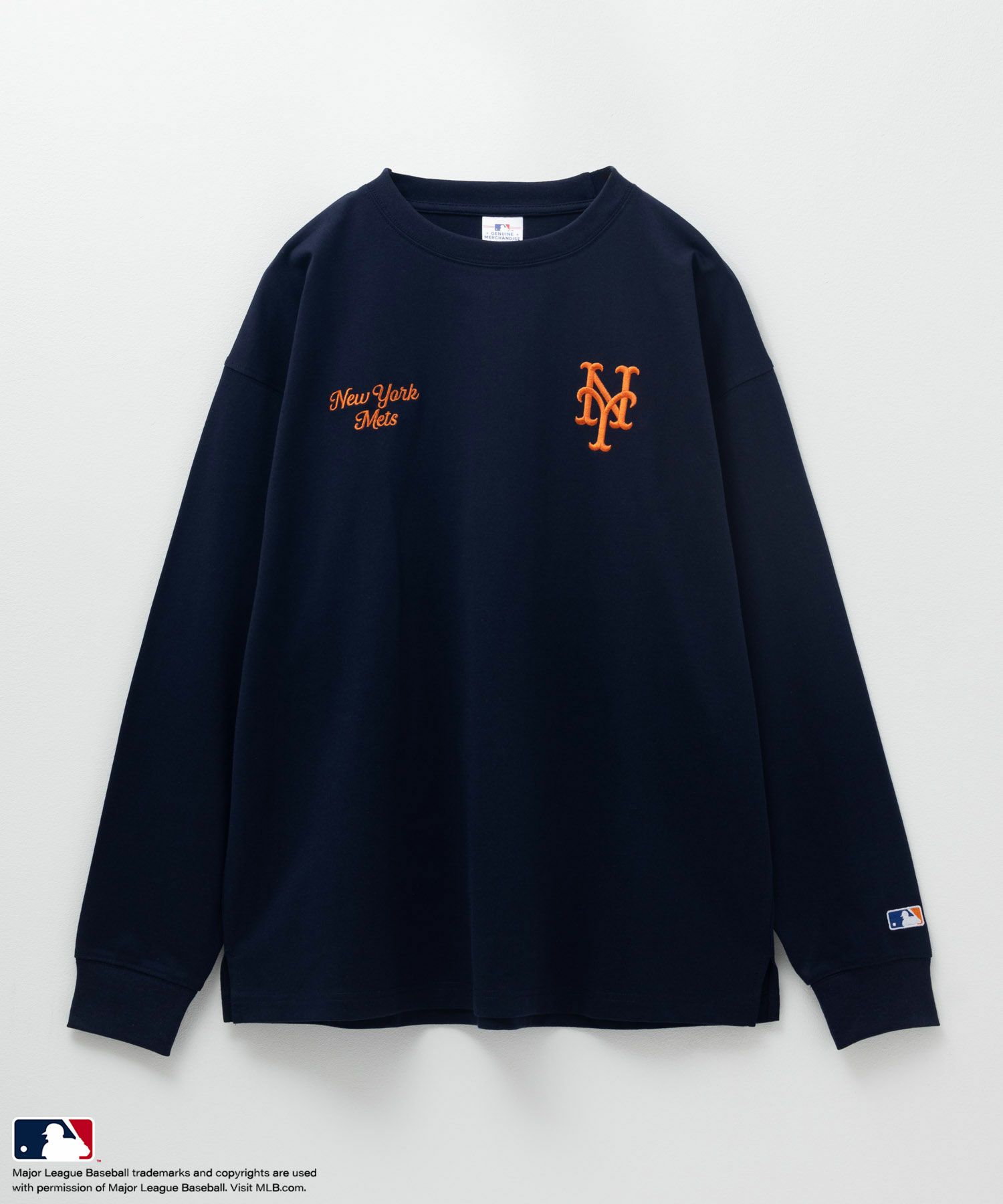 MLB  ロゴ刺繍ロングスリーブTシャツ メンズ商品サムネイル-7