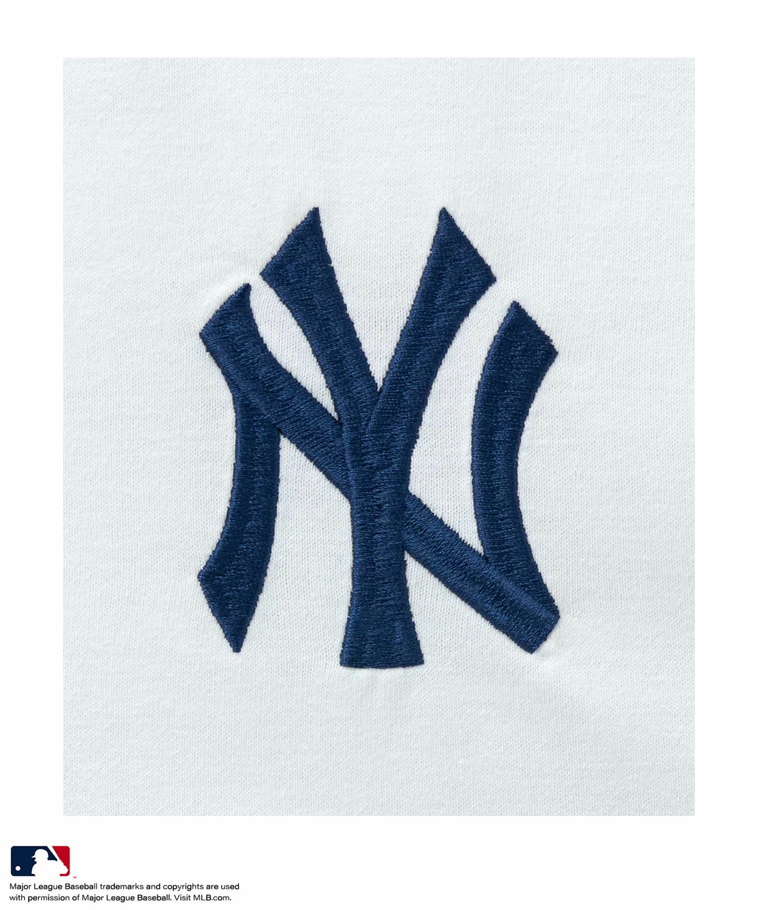 MLB ロゴ刺繍ロングスリーブTシャツ メンズ