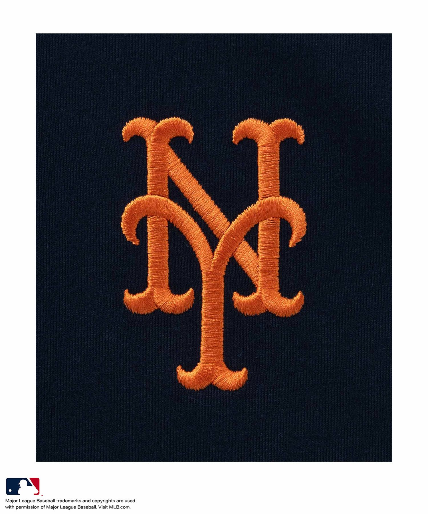 MLB ロゴ刺繍ロングスリーブTシャツ メンズ
