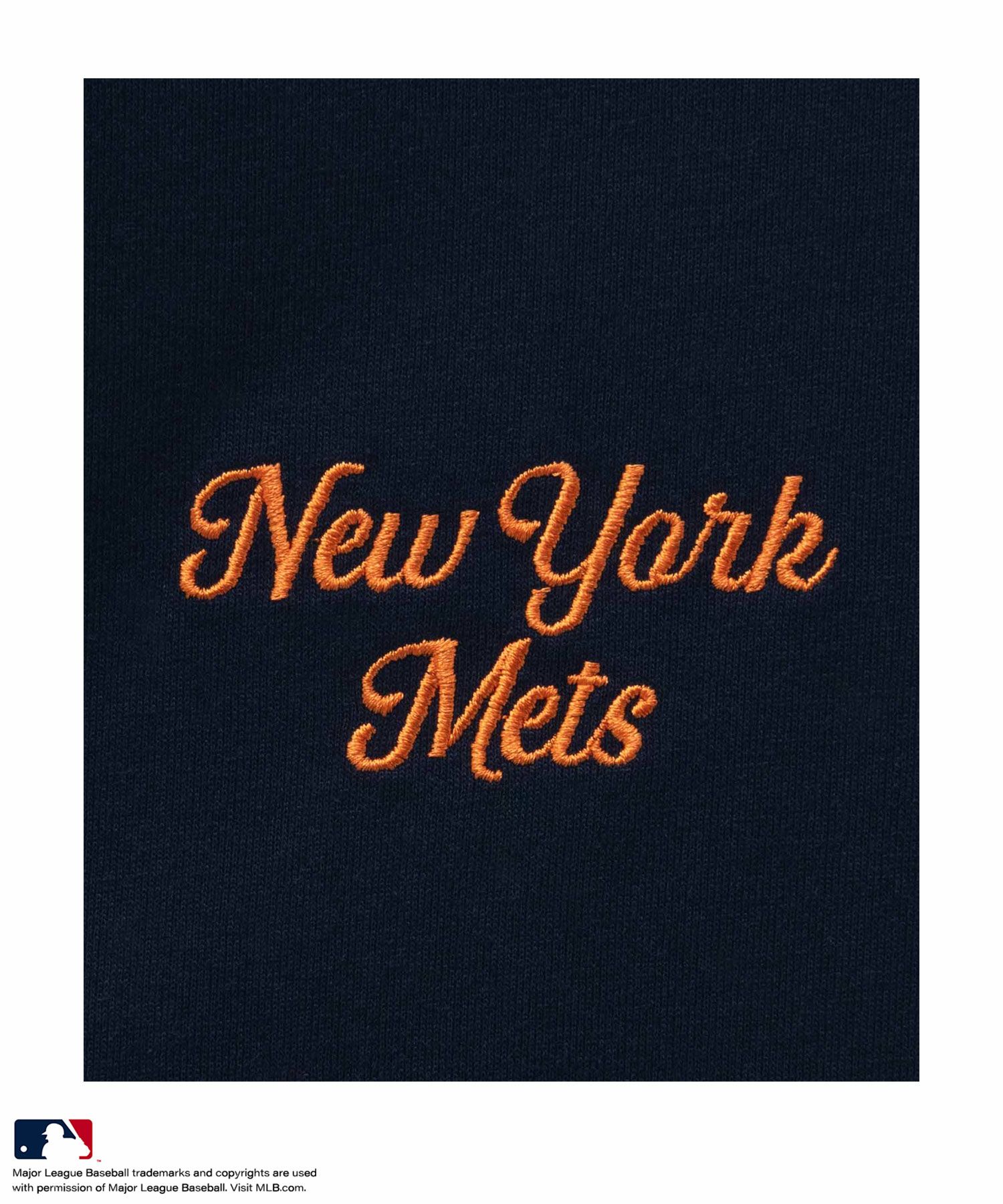 MLB ロゴ刺繍ロングスリーブTシャツ メンズ
