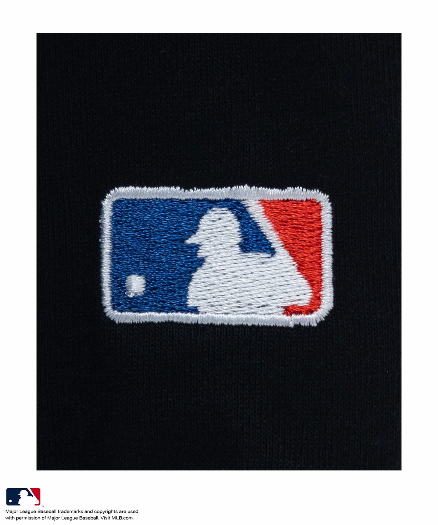 MLB ロゴ刺繍ロングスリーブTシャツ メンズ