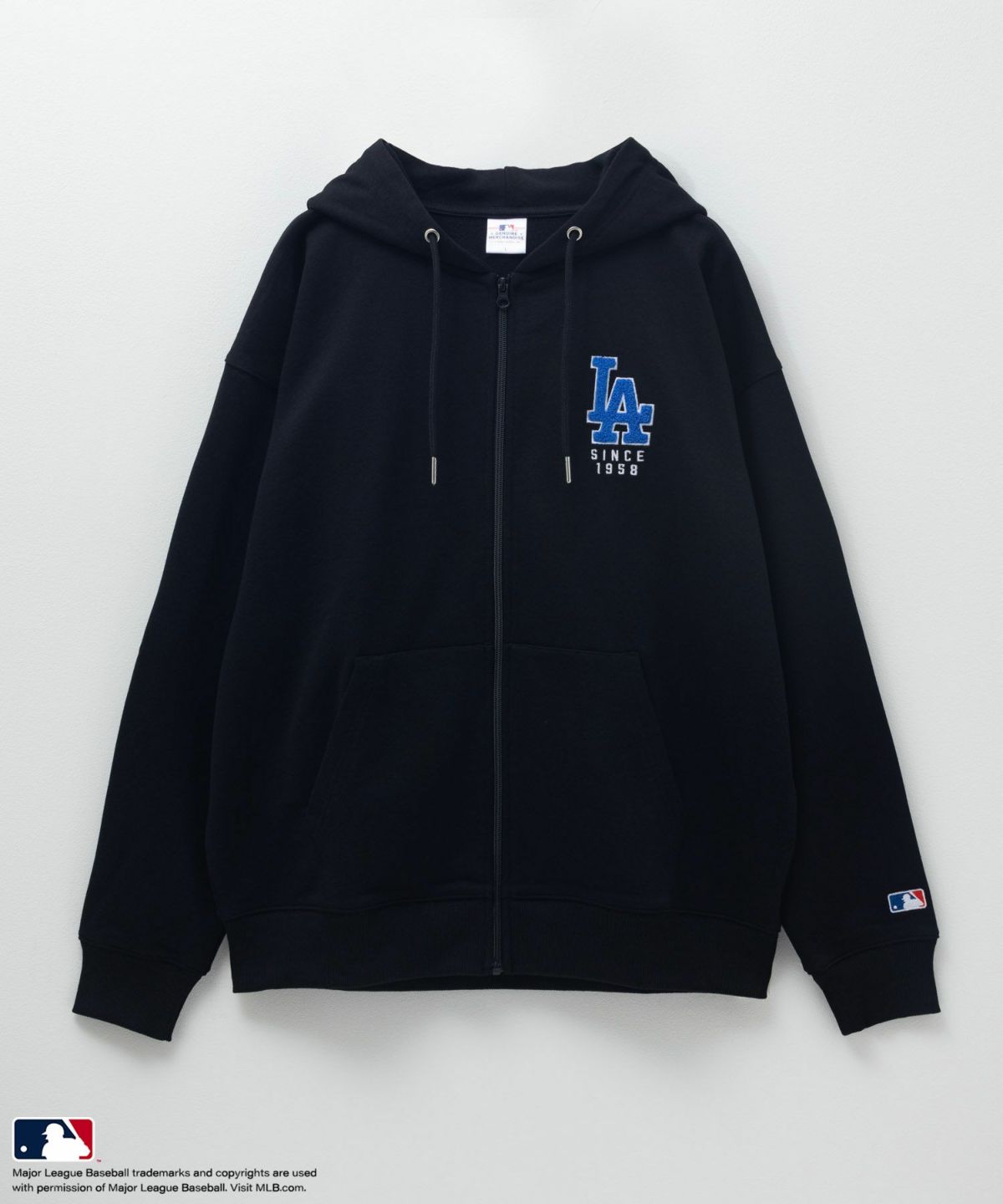 MLB サガラロゴフルジップパーカー メンズ