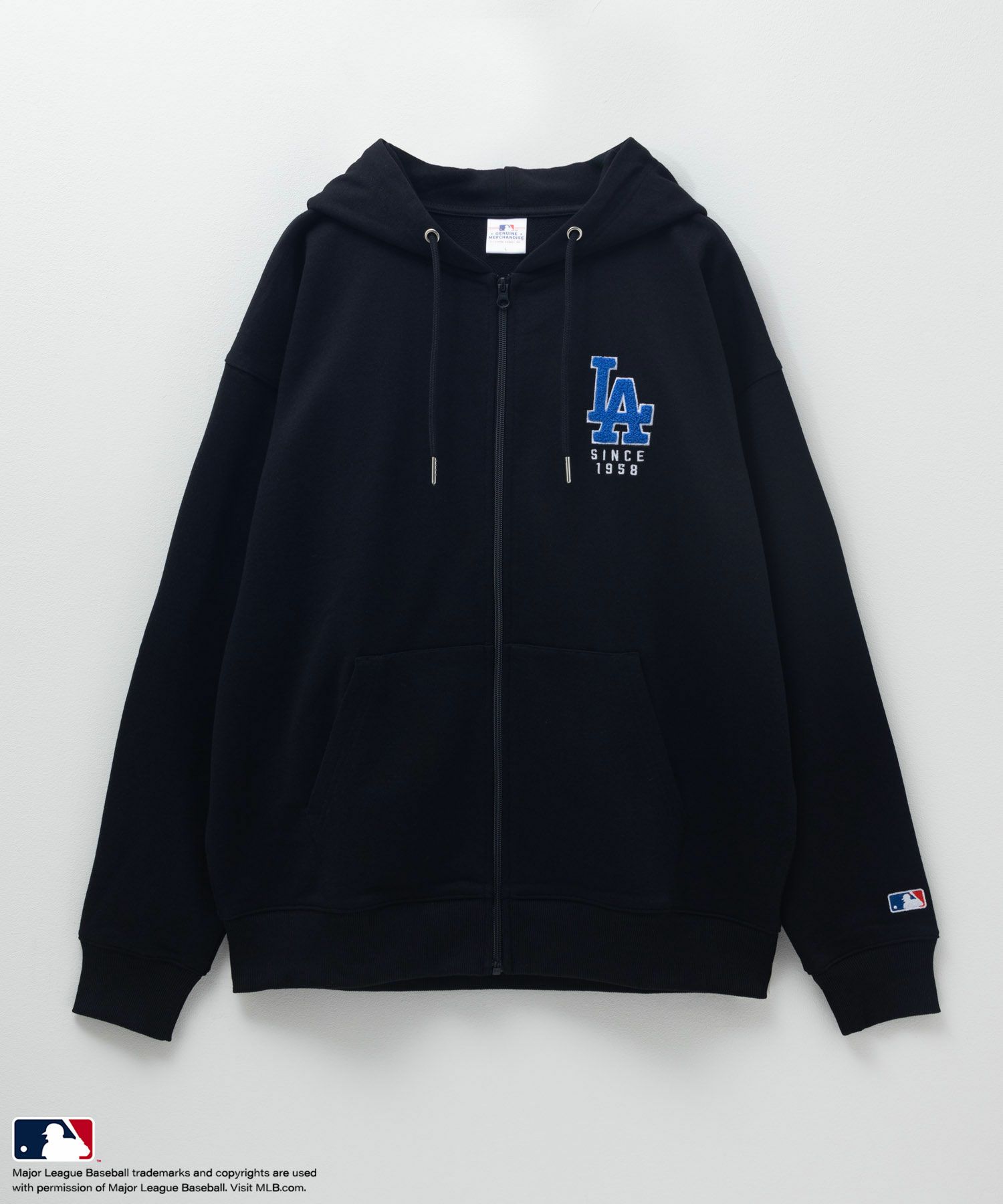 MLB サガラロゴフルジップパーカー メンズ