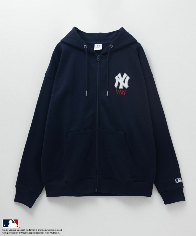 MLB  サガラロゴフルジップパーカー メンズ商品画像-3