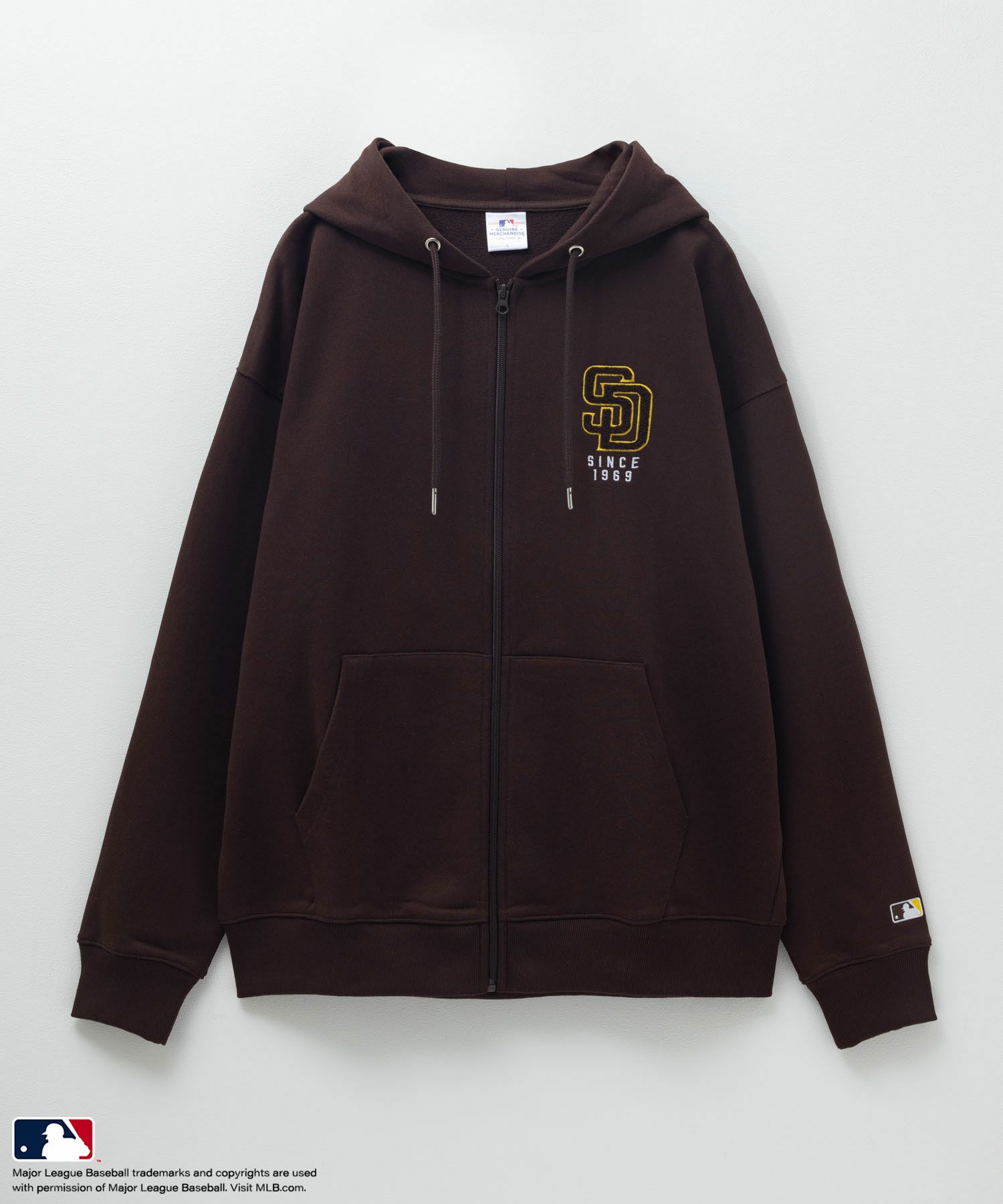 MLB  サガラロゴフルジップパーカー メンズ商品サムネイル-5