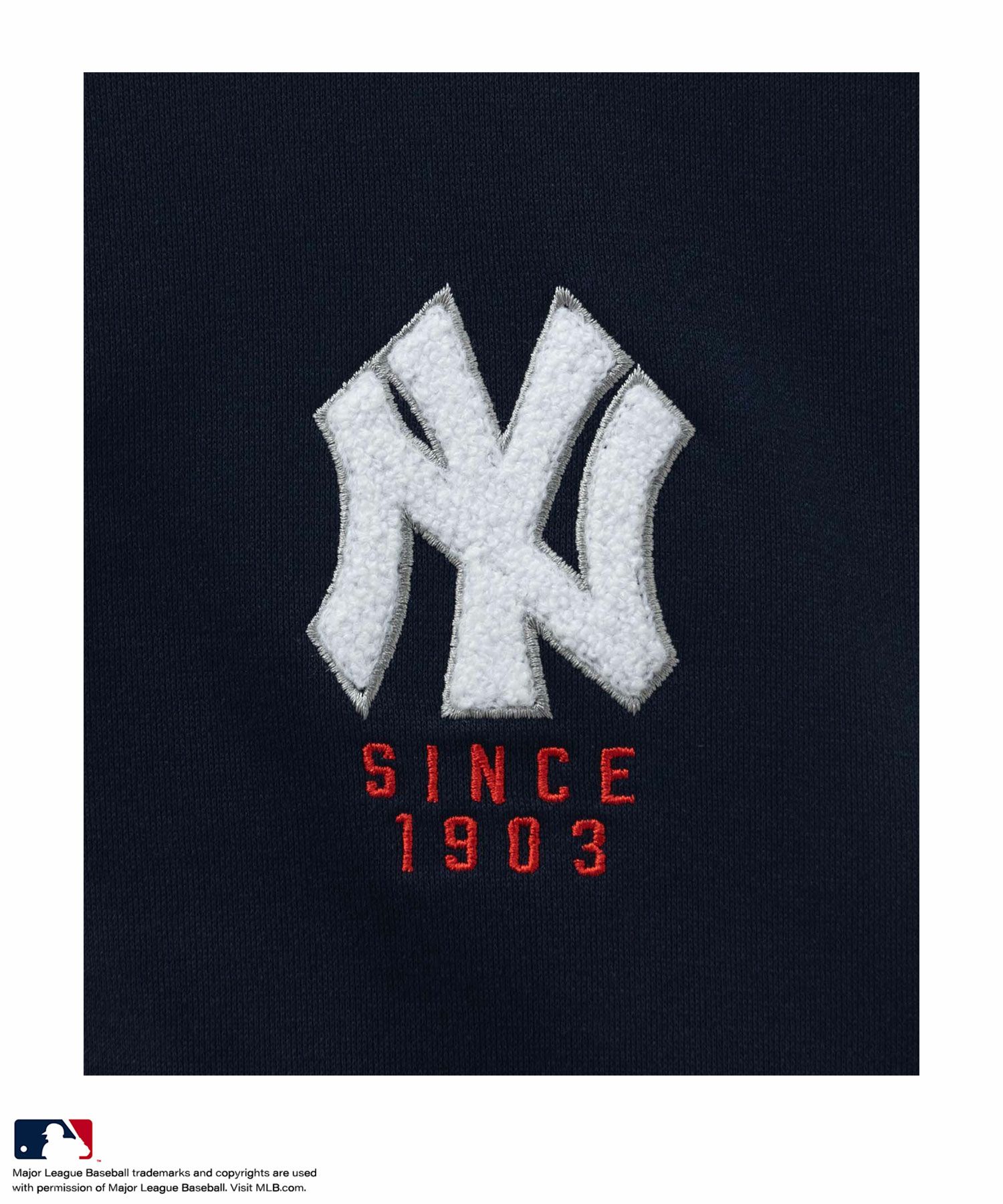 MLB サガラロゴフルジップパーカー メンズ