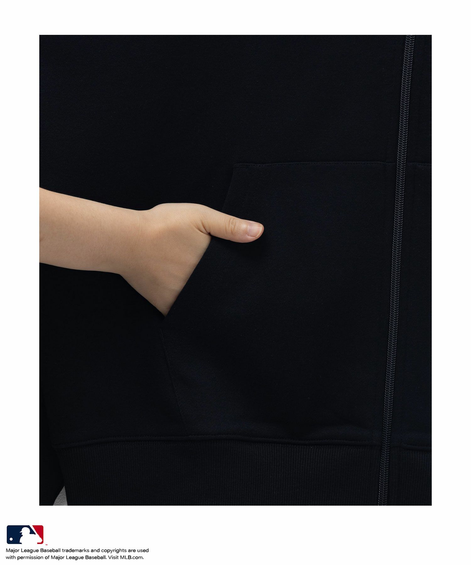 MLB サガラロゴフルジップパーカー メンズ商品サムネイル-17