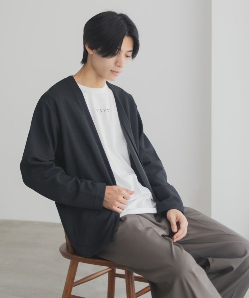 NAVY 着流しカーディガンアンサンブル メンズ商品画像-3