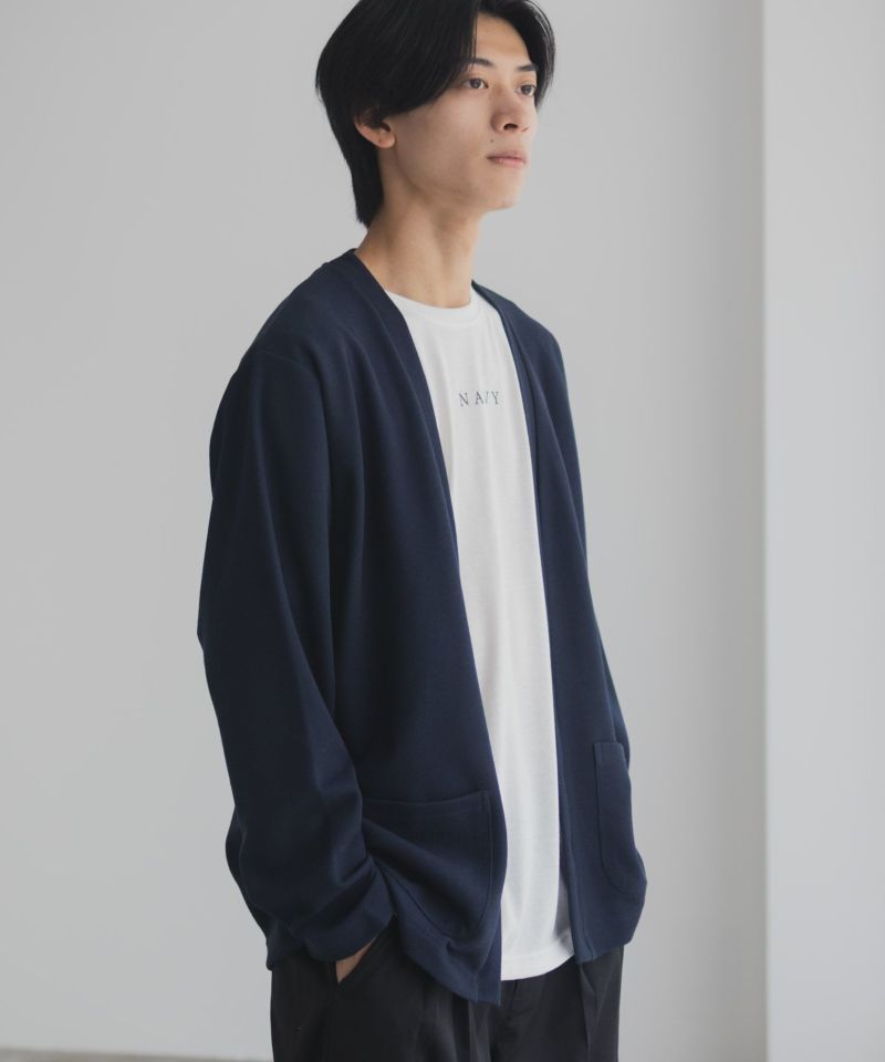 NAVY  着流しカーディガンアンサンブル メンズ商品画像-5