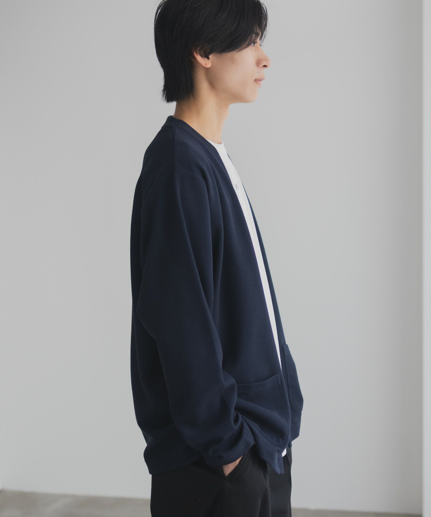 NAVY 着流しカーディガンアンサンブル メンズ商品画像-9