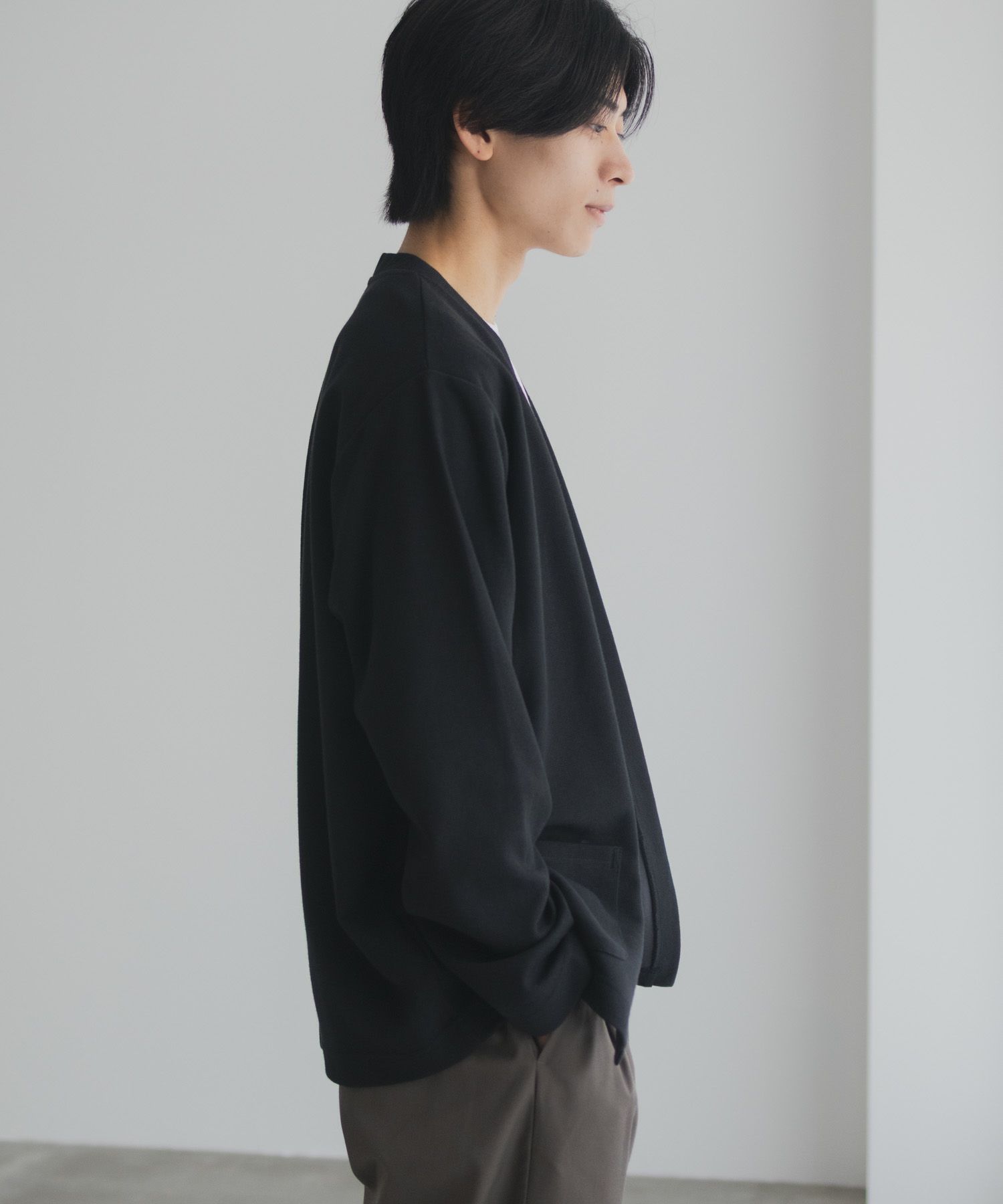 NAVY  着流しカーディガンアンサンブル メンズ商品サムネイル-17