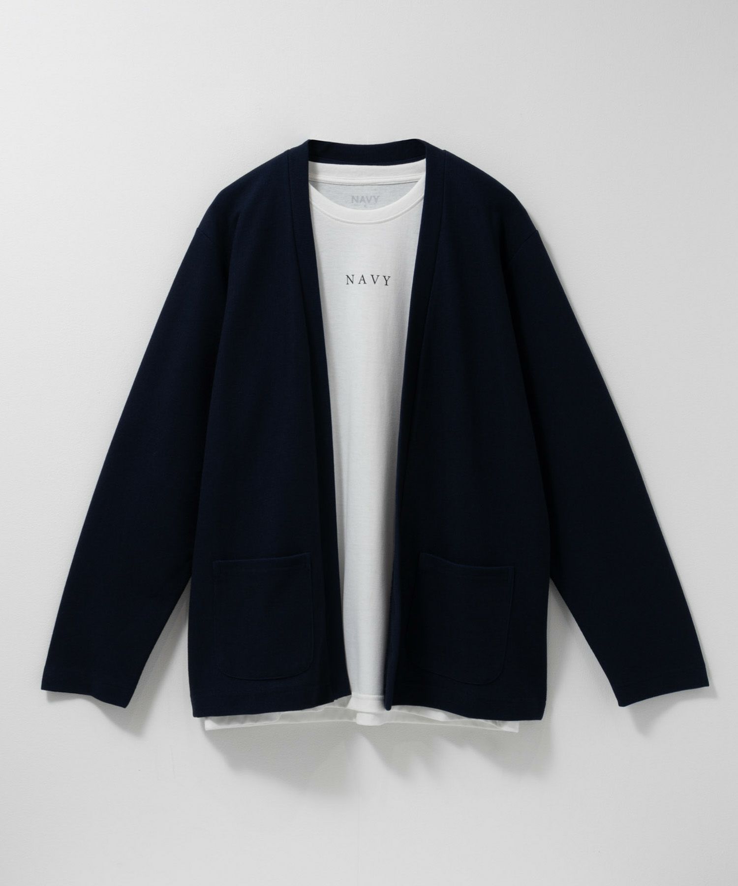 NAVY 着流しカーディガンアンサンブル メンズ