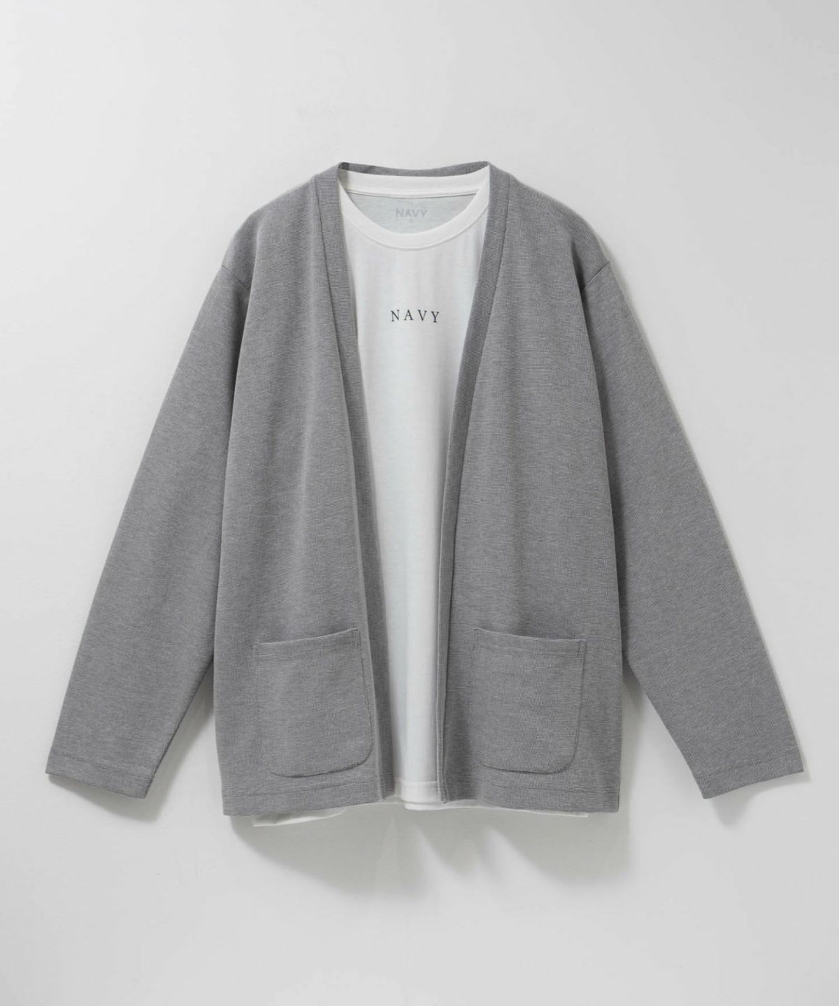 NAVY 着流しカーディガンアンサンブル メンズ