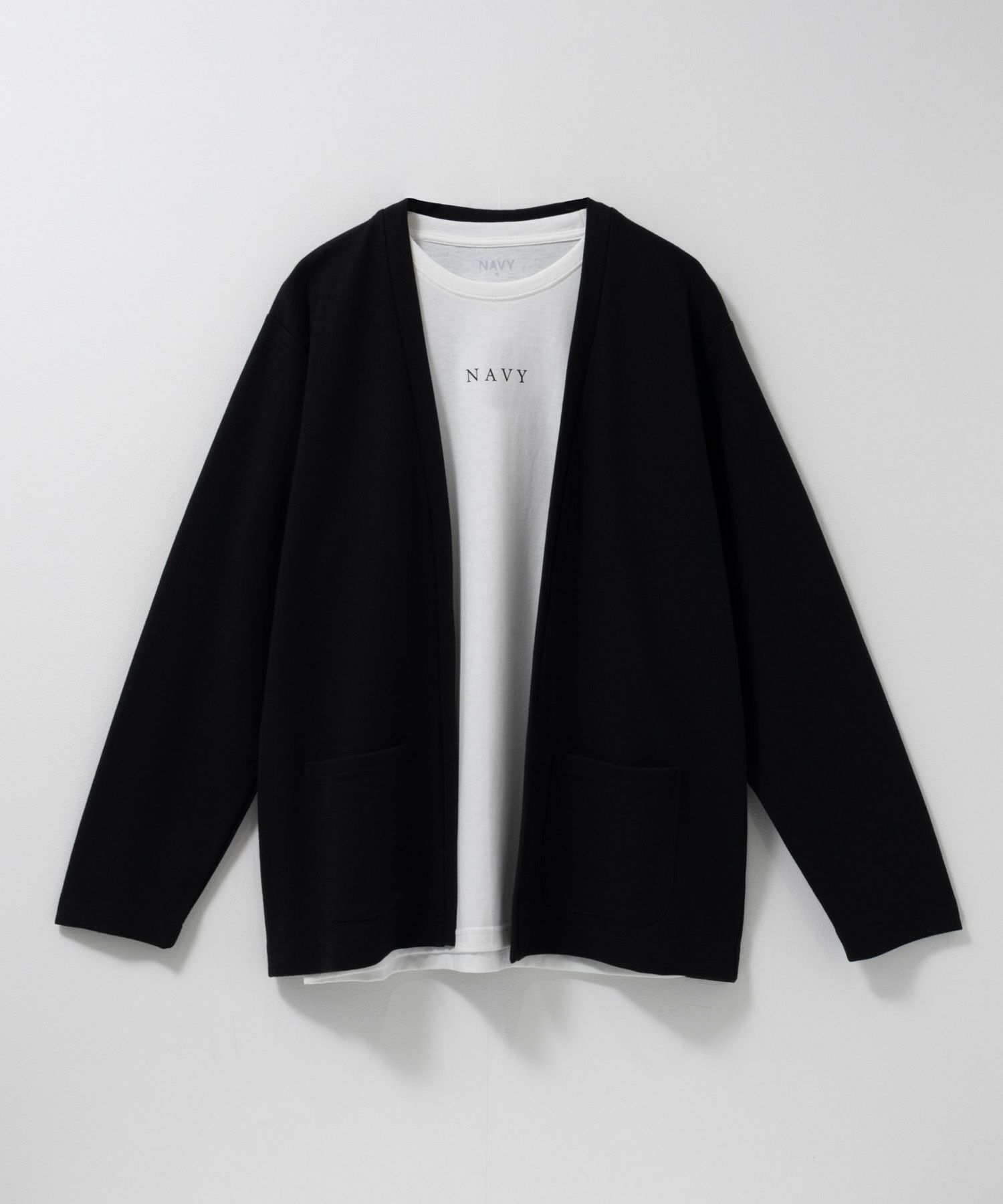 NAVY  着流しカーディガンアンサンブル メンズ商品画像-27