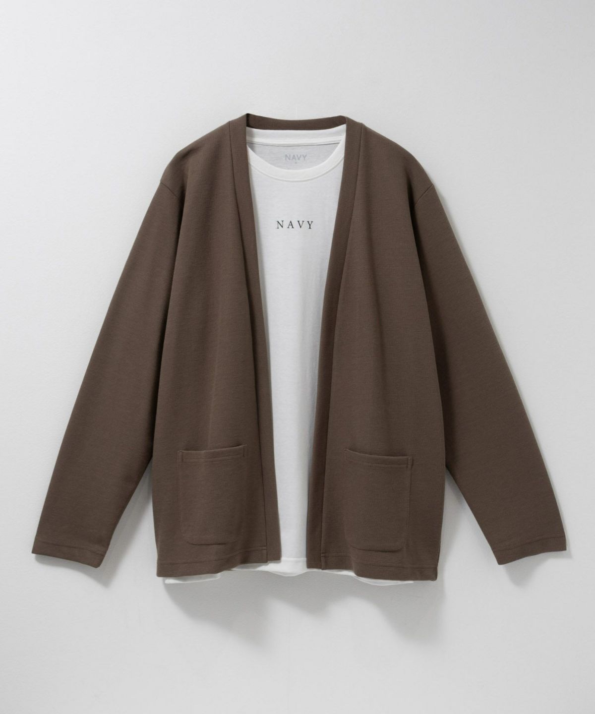 NAVY 着流しカーディガンアンサンブル メンズ