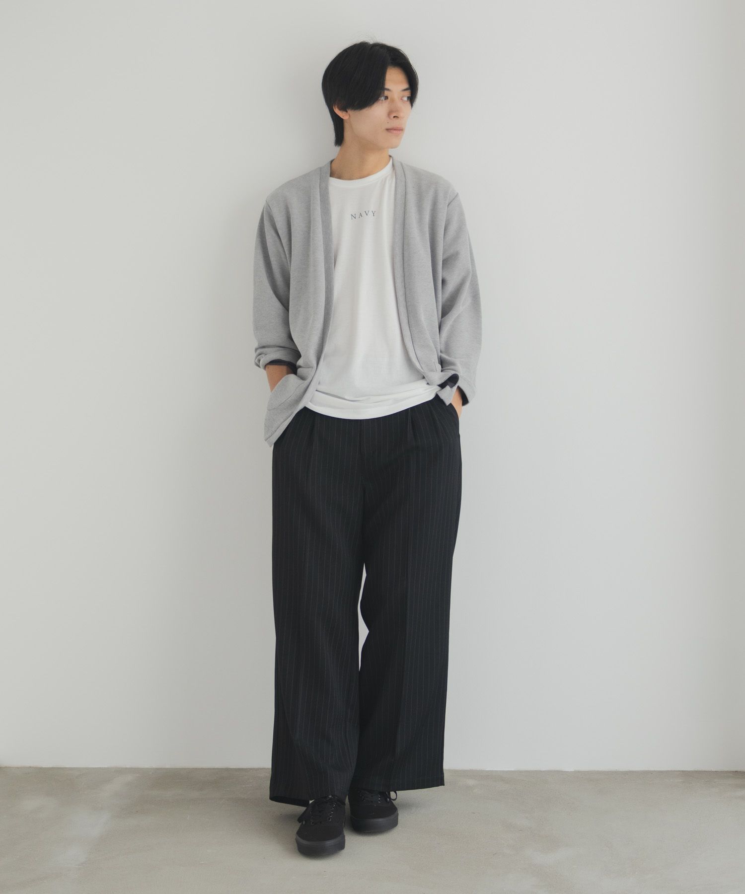 NAVY 着流しカーディガンアンサンブル メンズ