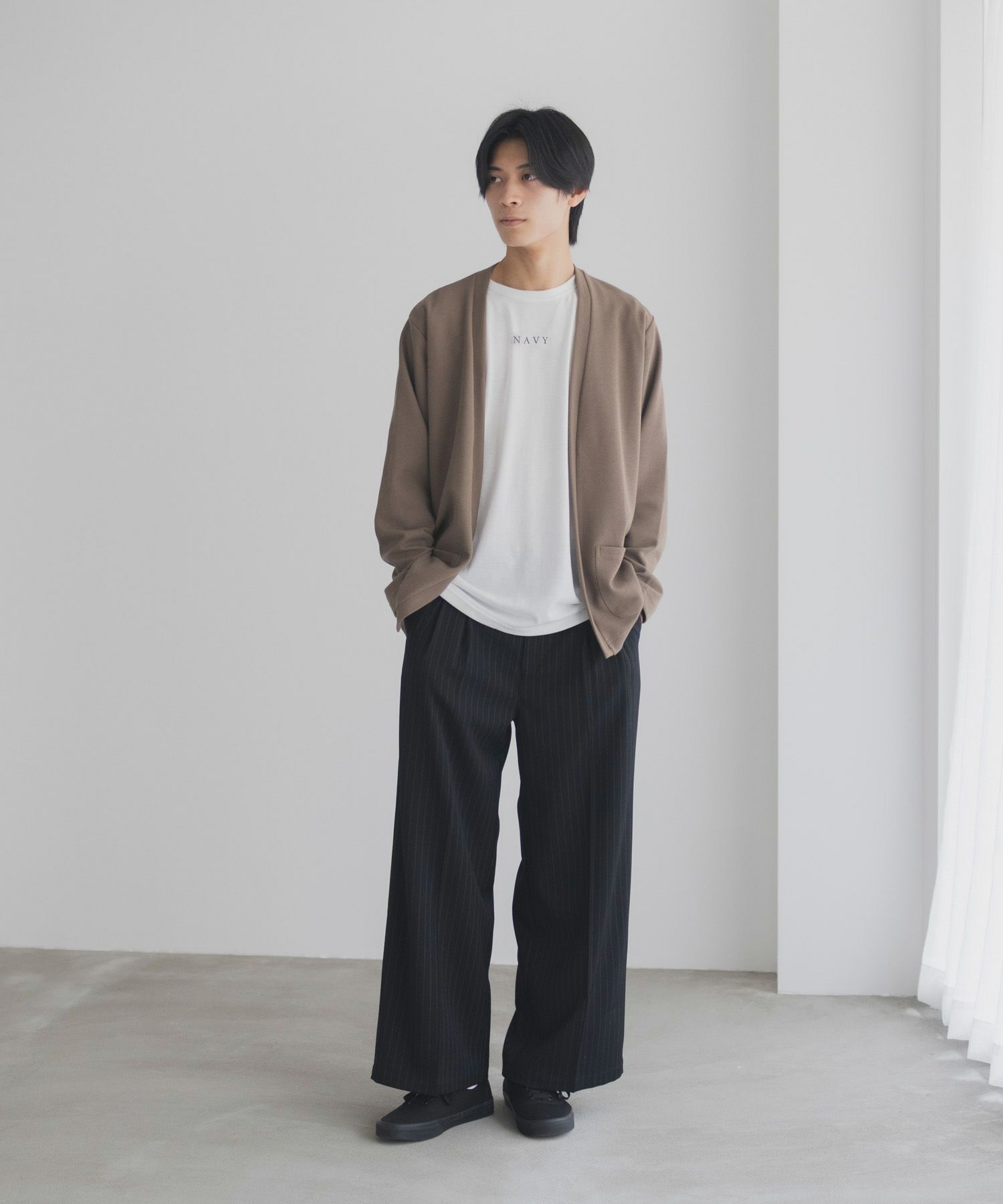 NAVY  着流しカーディガンアンサンブル メンズ商品サムネイル-40