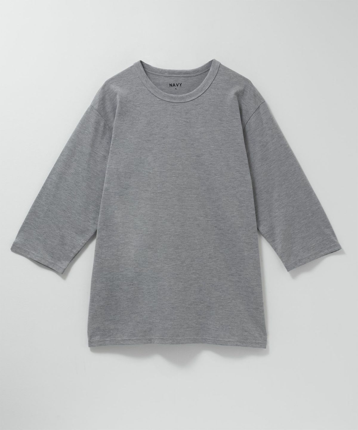 NAVY 抗菌天竺7分袖Tシャツ メンズ