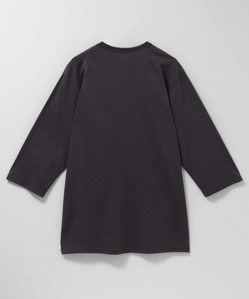 NAVY  抗菌天竺7分袖Tシャツ メンズ商品画像-6