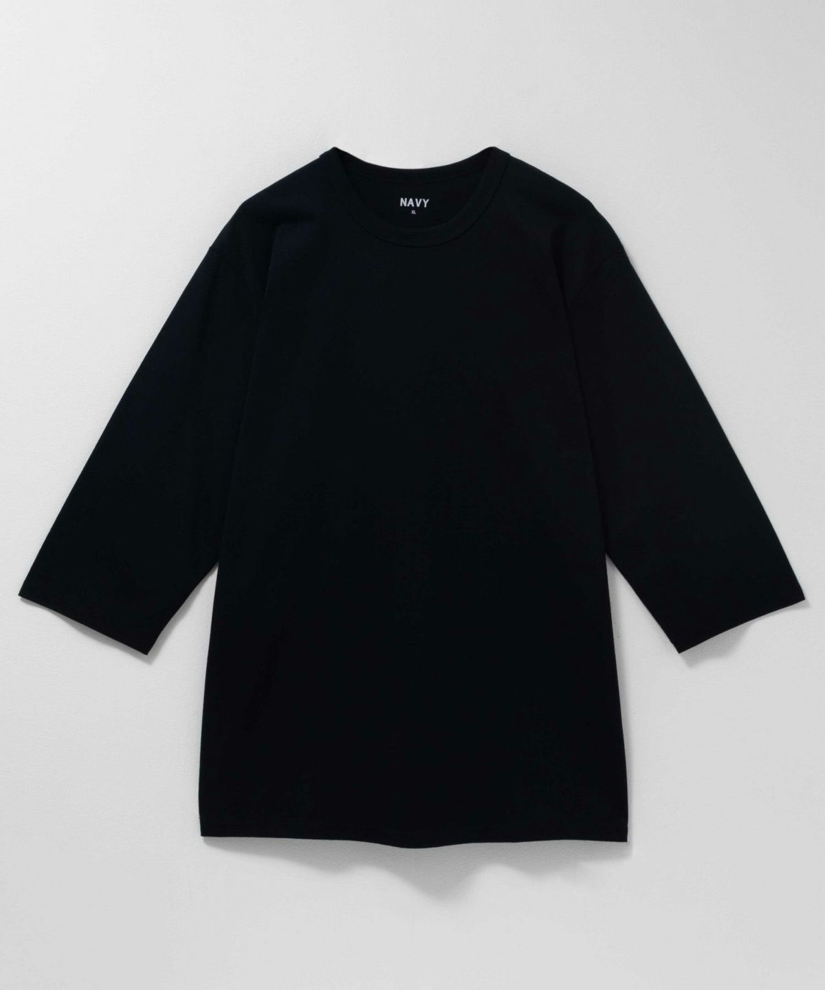 NAVY 抗菌天竺7分袖Tシャツ メンズ