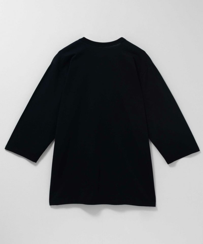 NAVY  抗菌天竺7分袖Tシャツ メンズ商品画像-8