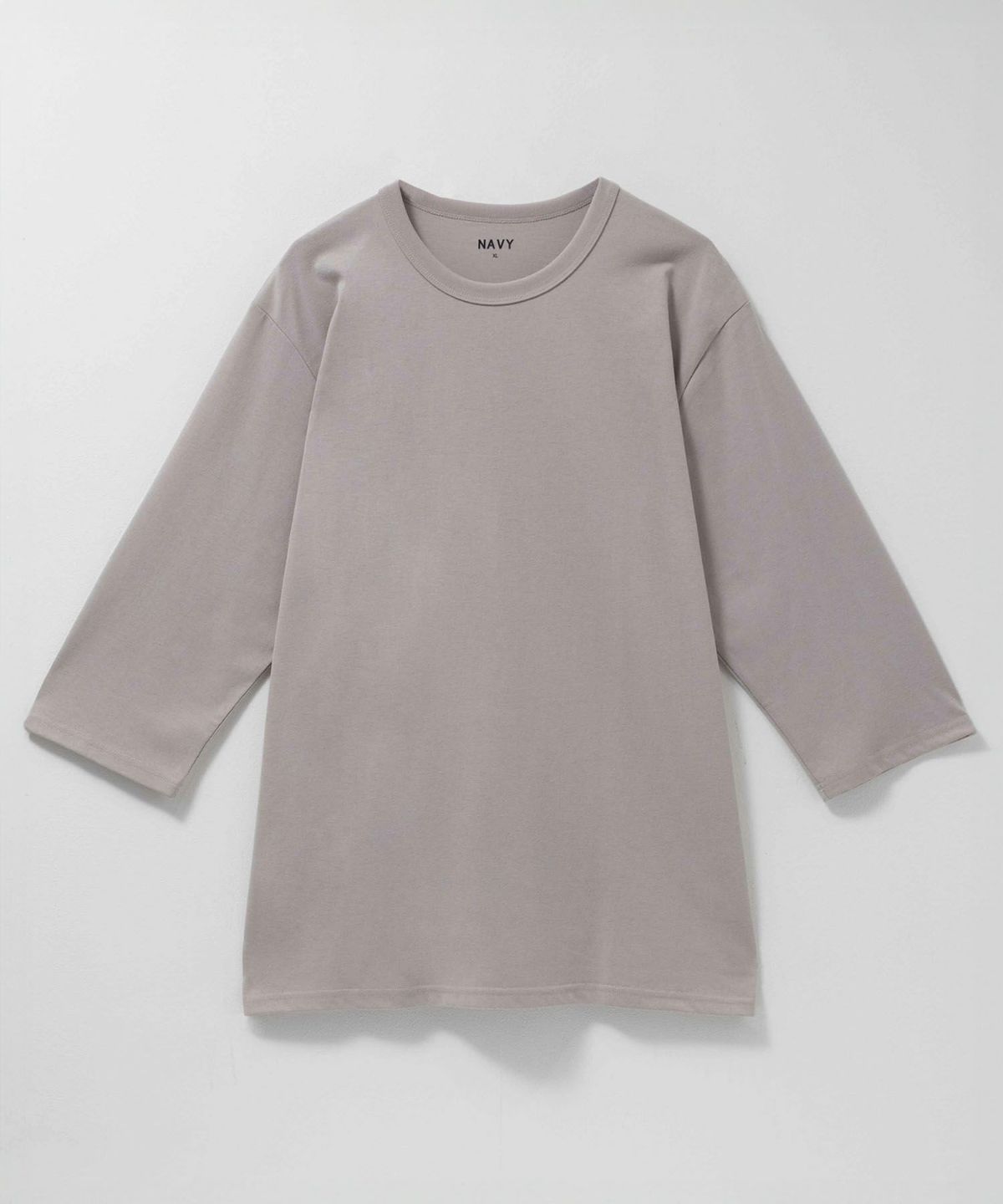 NAVY 抗菌天竺7分袖Tシャツ メンズ