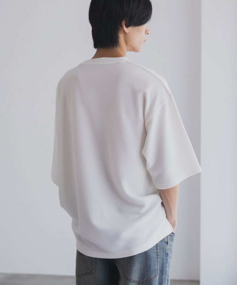 URBAN COLLECTION AIR Smoosy ドライワッフル5分袖Tシャツ メンズ商品画像-9