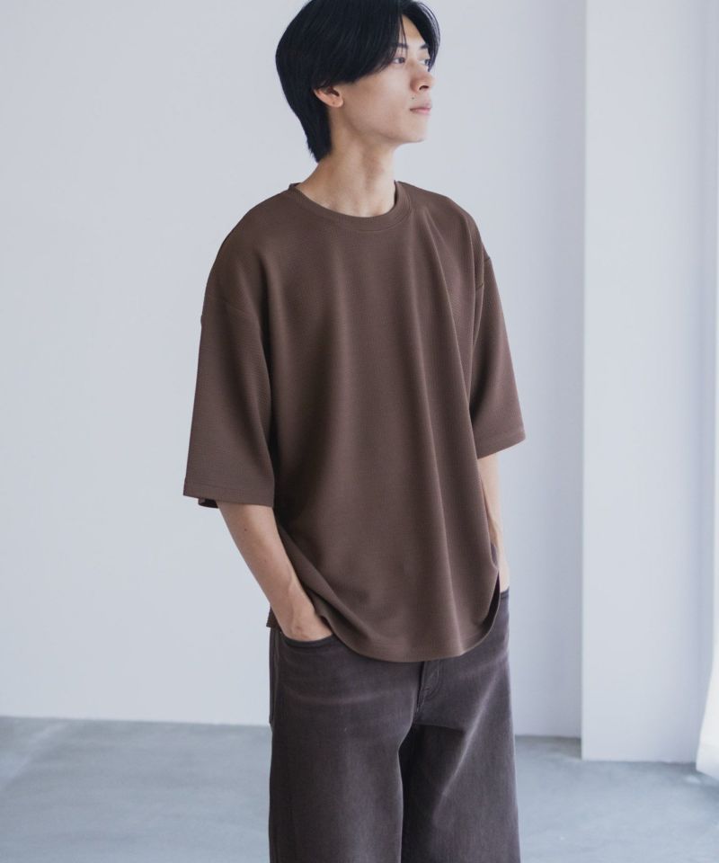 URBAN COLLECTION  AIR Smoosy ドライワッフル5分袖Tシャツ メンズ商品画像-19