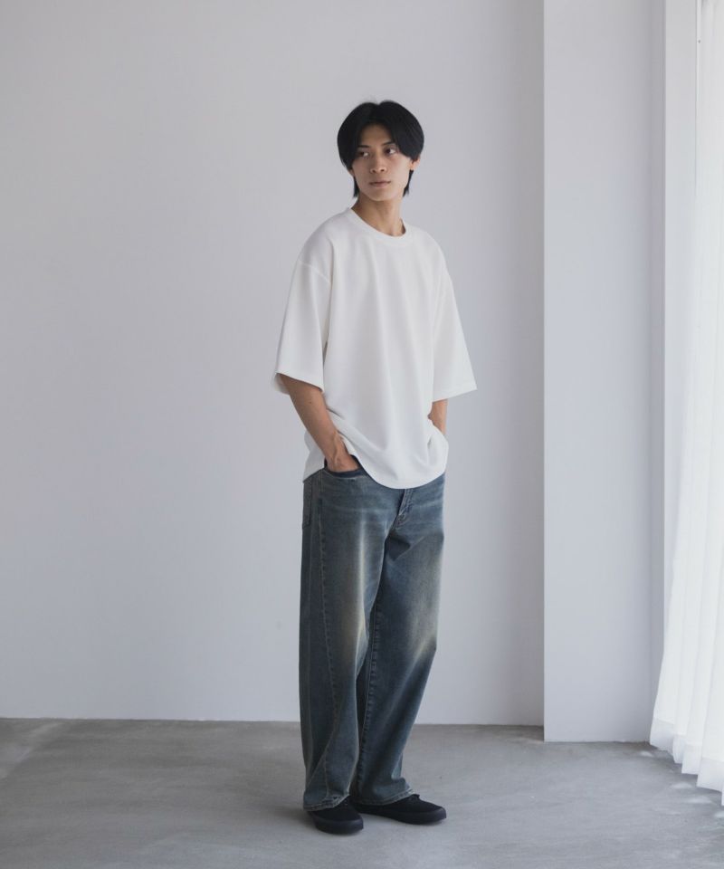 URBAN COLLECTION  AIR Smoosy ドライワッフル5分袖Tシャツ メンズ商品画像-37