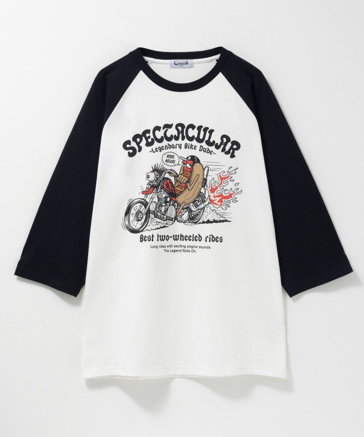 フードラグラン7分袖Tシャツ メンズ