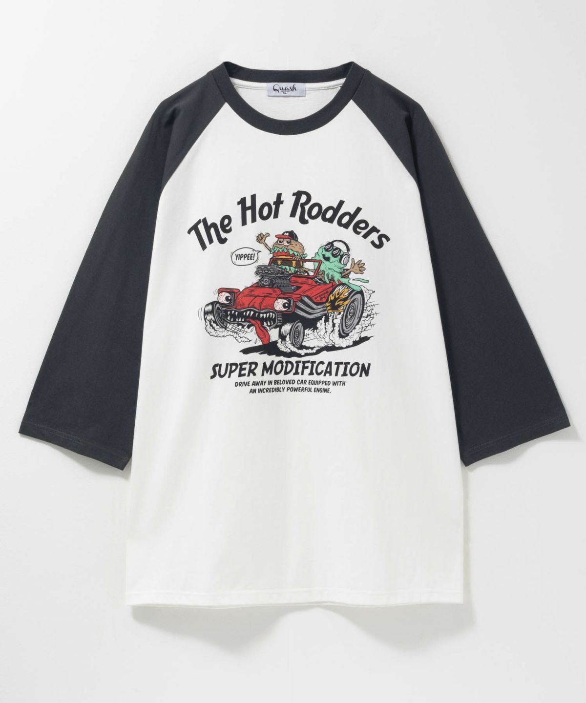 フードラグラン7分袖Tシャツ メンズ