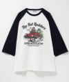 フードラグラン7分袖Tシャツ メンズ