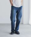 NAVY RUN DENIM ストレートパンツ メンズ