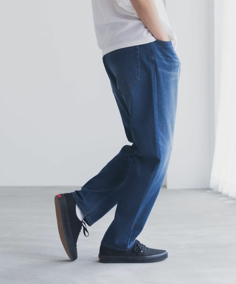 NAVY  RUN DENIM ストレートパンツ メンズ商品画像-8