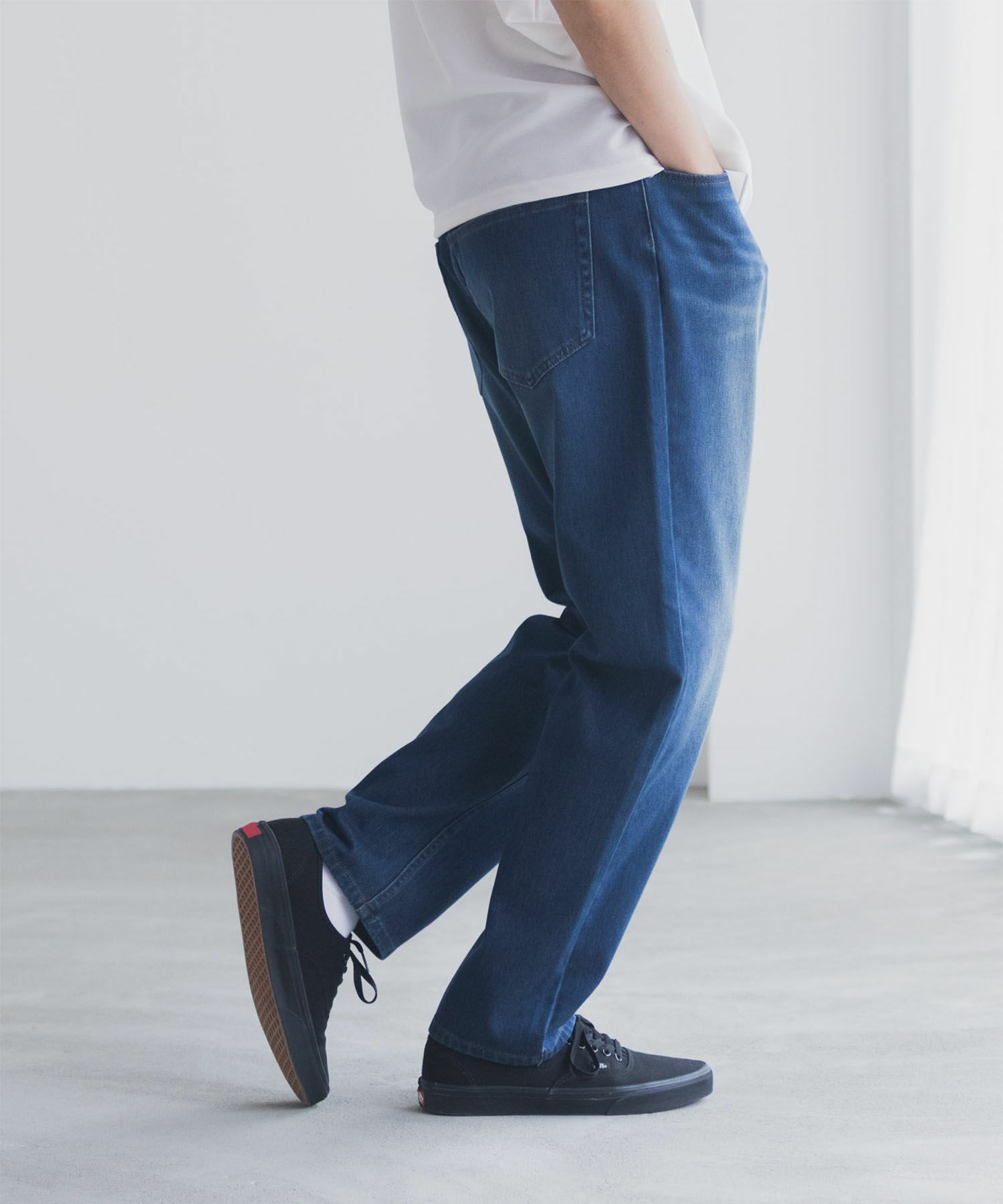 NAVY  RUN DENIM ストレートパンツ メンズ商品サムネイル-8