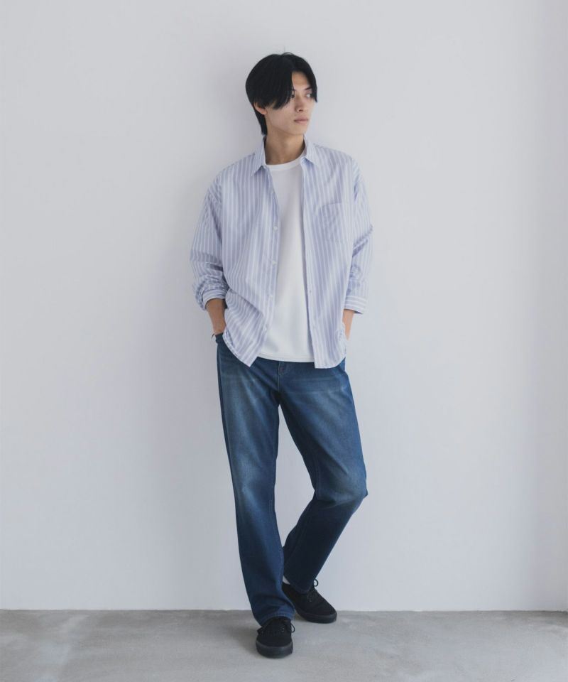 NAVY  RUN DENIM ストレートパンツ メンズ商品画像-9