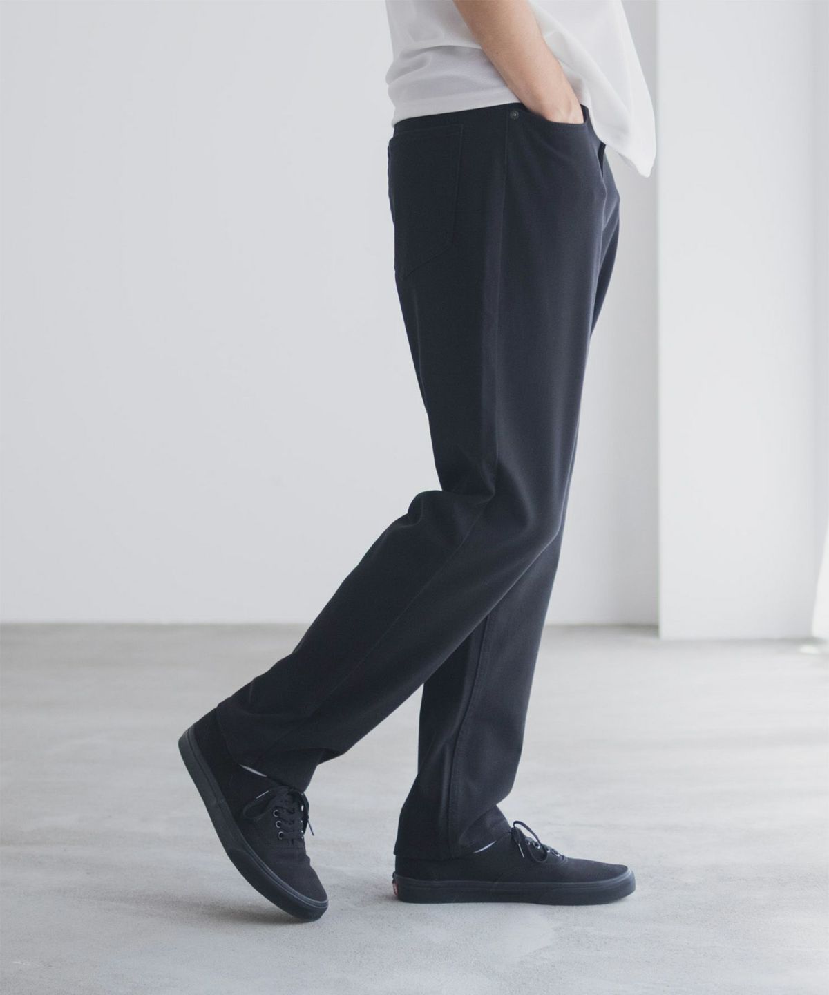 NAVY RUN DENIM ストレートパンツ メンズ